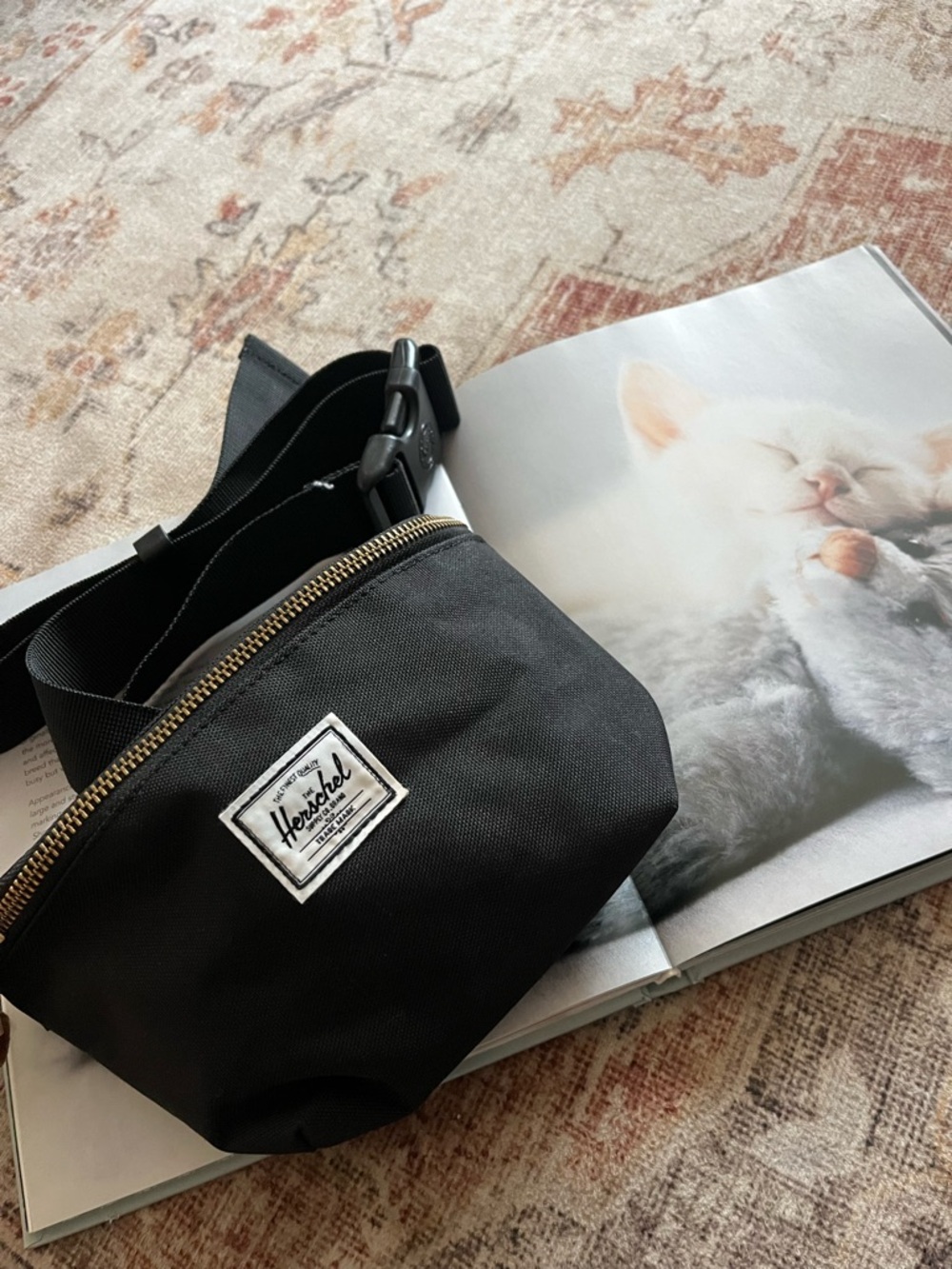 Herschel Supply Co. Black Crossbody Fanny Pack